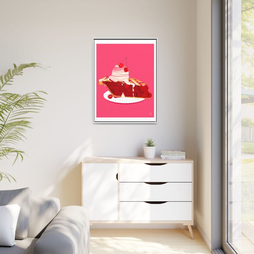Cherry Pie Canvas, Framed - Image 59