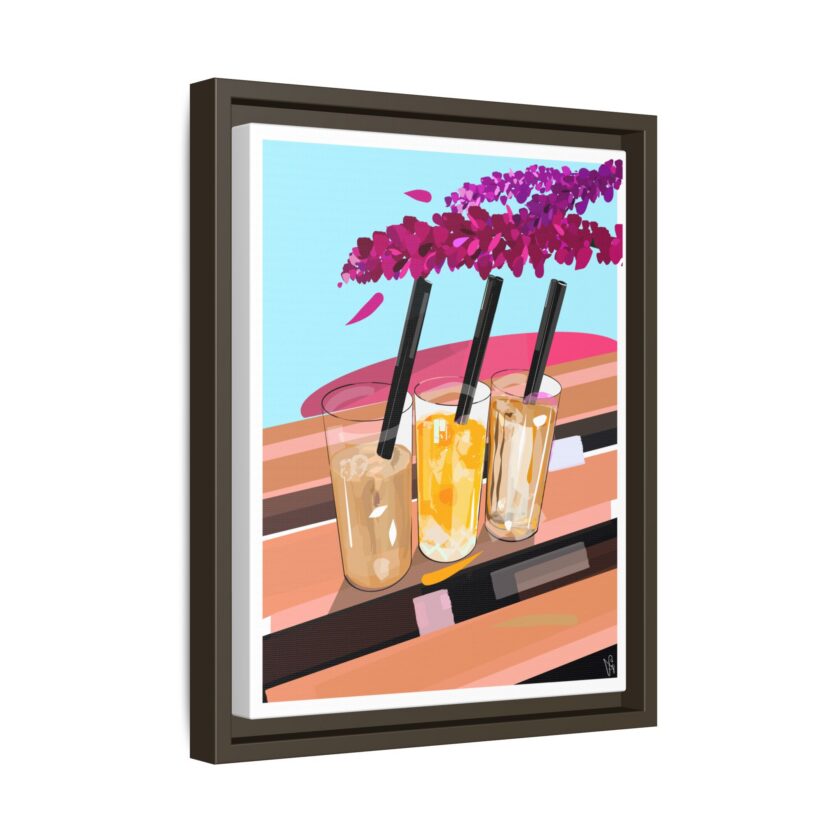 Under The Bugenvilija Canvas, Framed - Image 22