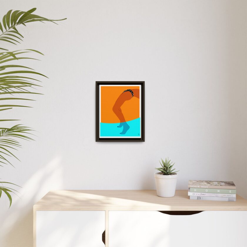 Pool Bridge Canvas, Framed - Image 23