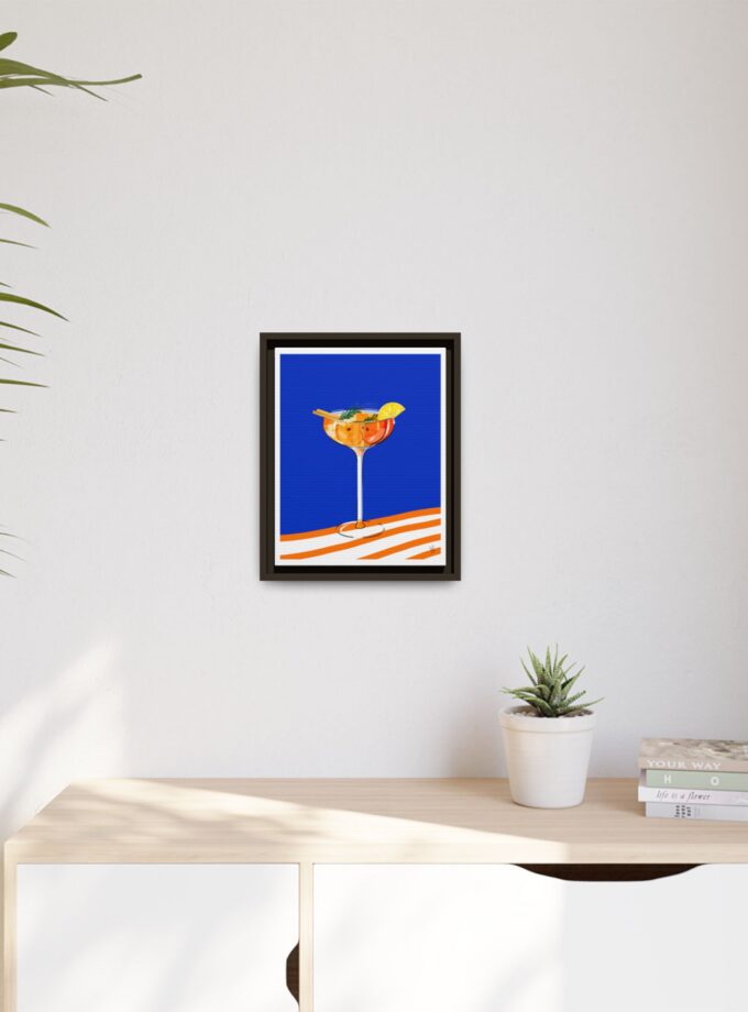 Apple Cider Canvas, Framed