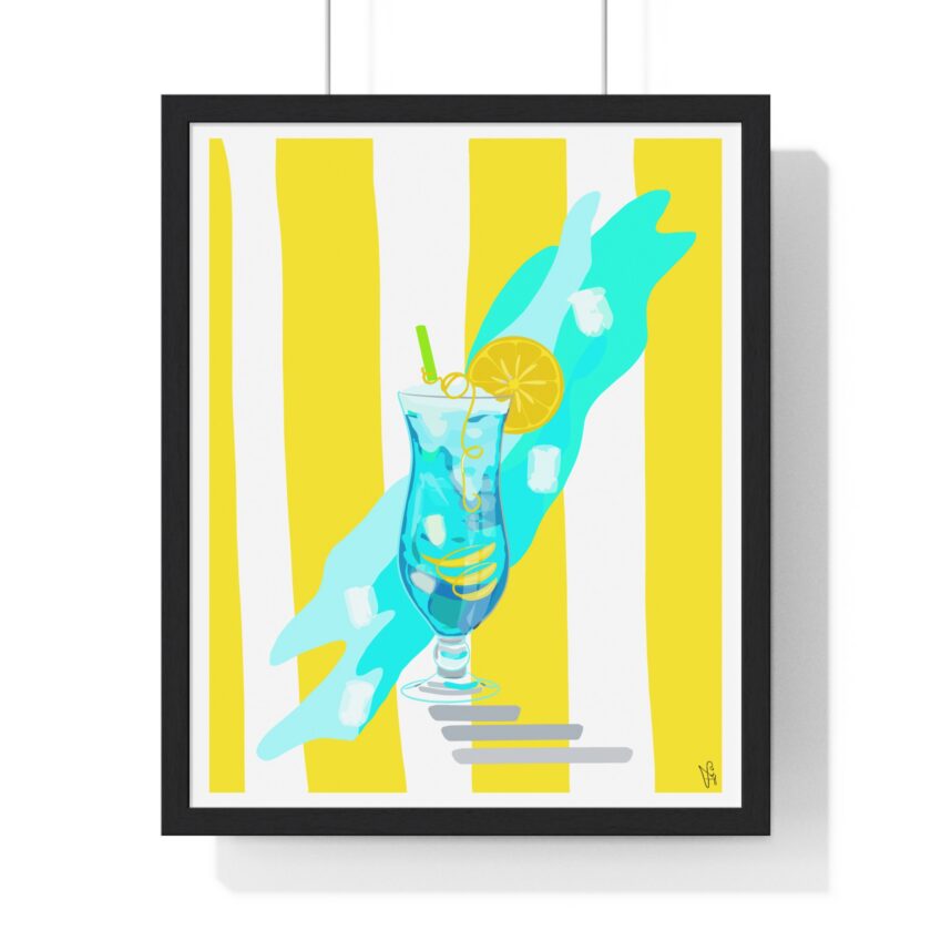 Blue Lagoon Poster, Framed - Image 19