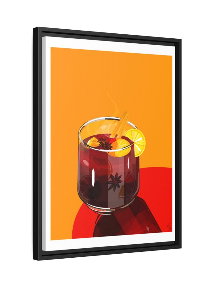 Mulled Wine Canvas, Framed