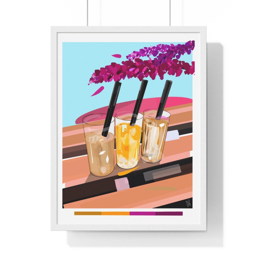 Under The Bugenvilija Poster, Framed - Image 10