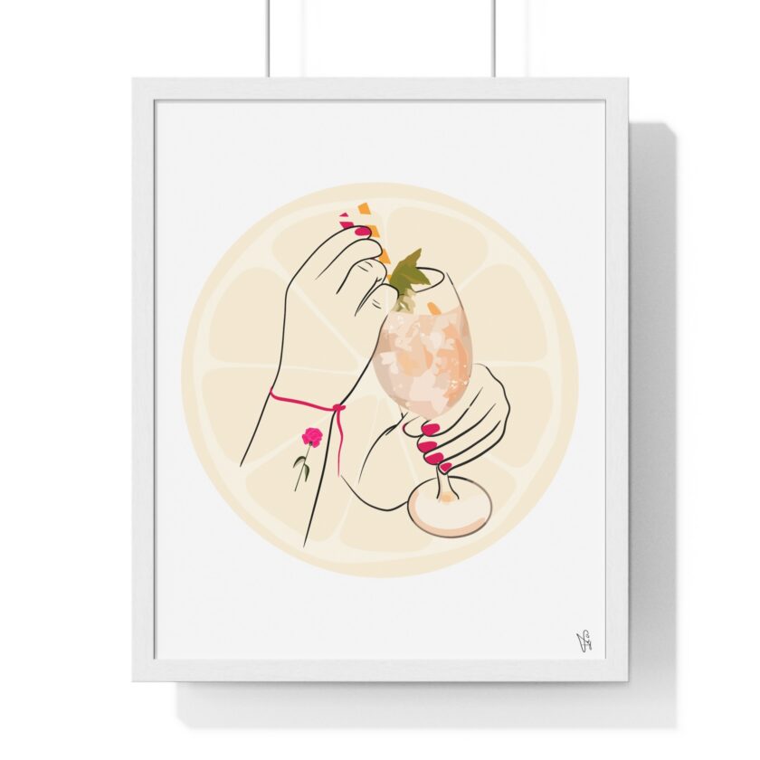 A Toast To Friendship Poster, Framed - Image 22