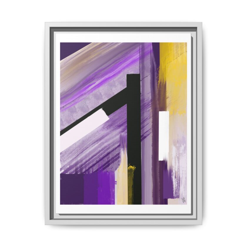 Lilac Canvas, Framed - Image 33