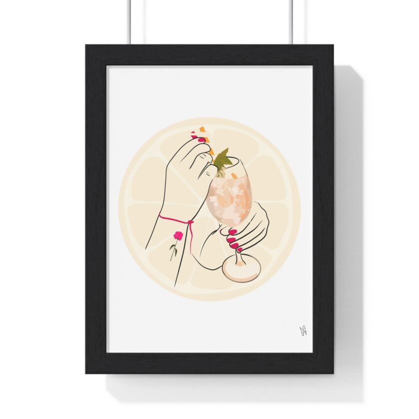 A Toast To Friendship Poster, Framed - Image 13