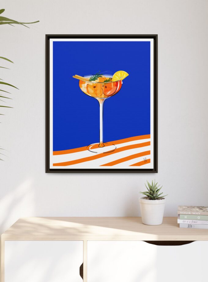 Apple Cider Canvas, Framed