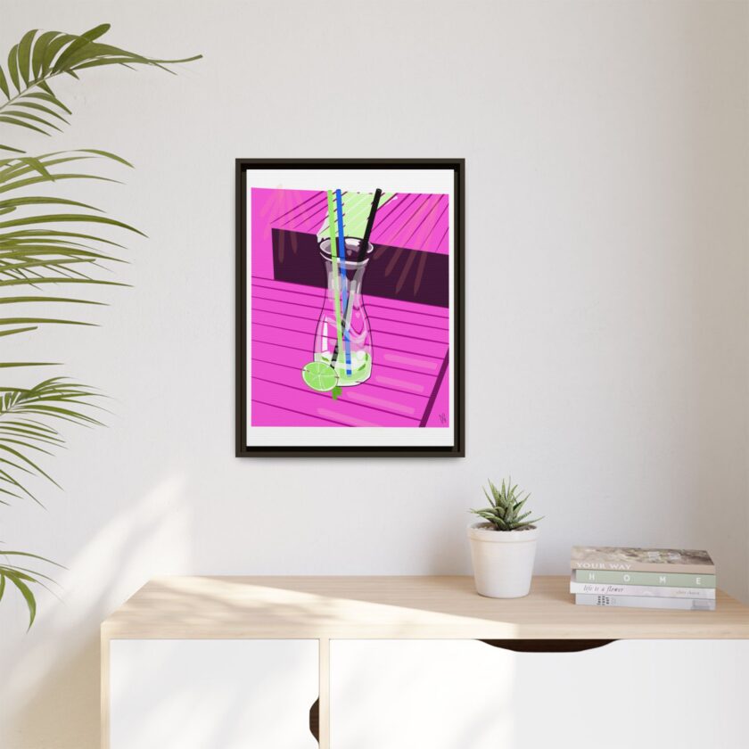 Mojito In Starigrad Canvas, Framed - Image 47