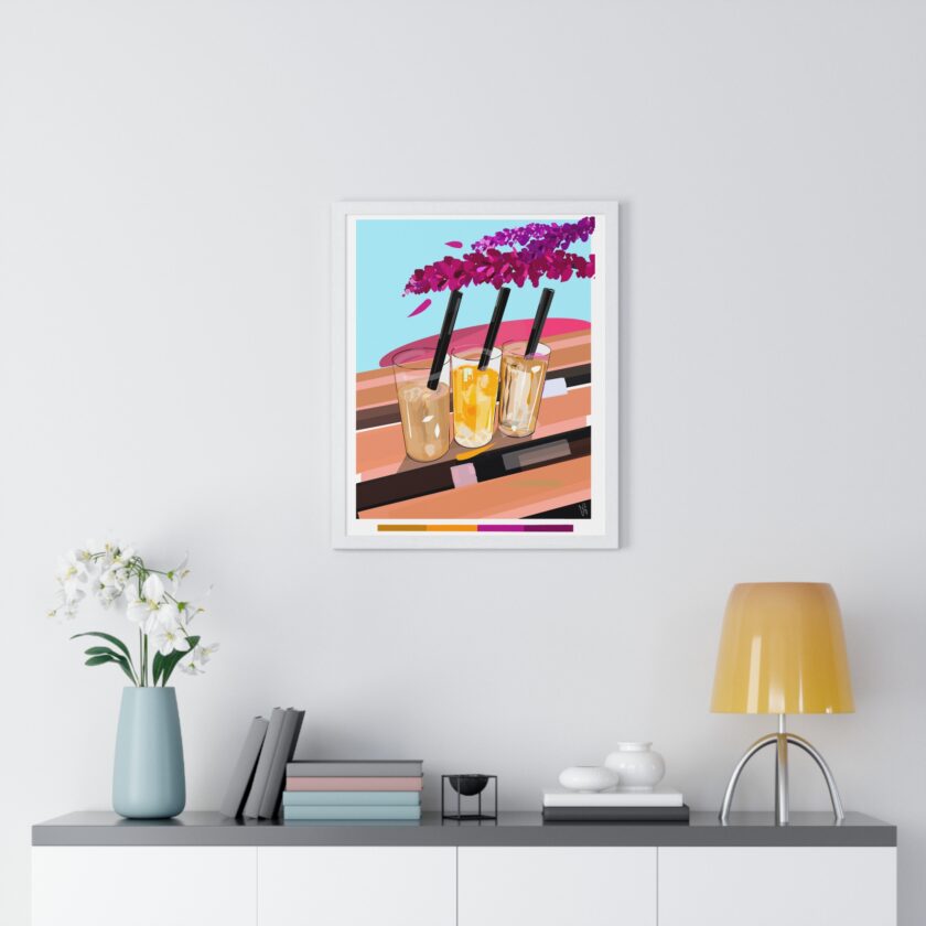 Under The Bugenvilija Poster, Framed - Image 23