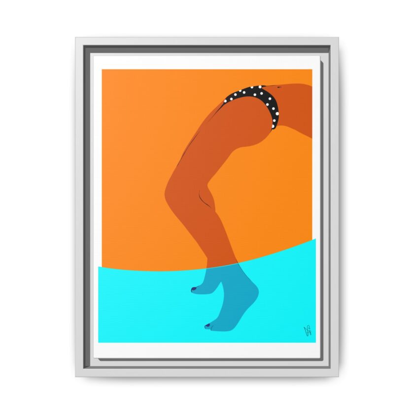 Pool Bridge Canvas, Framed - Image 33