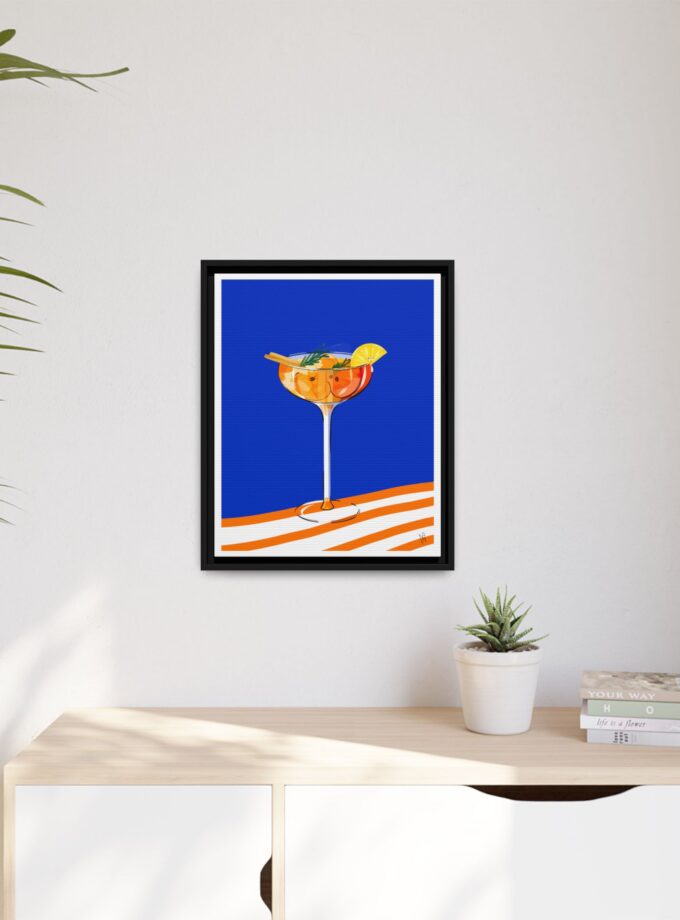 Apple Cider Canvas, Framed