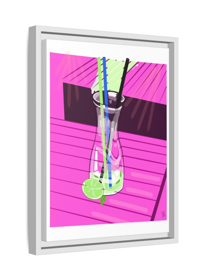 Mojito In Starigrad Canvas, Framed