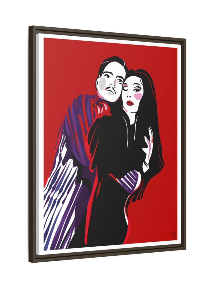 90' Bloody Halloween Canvas, Framed