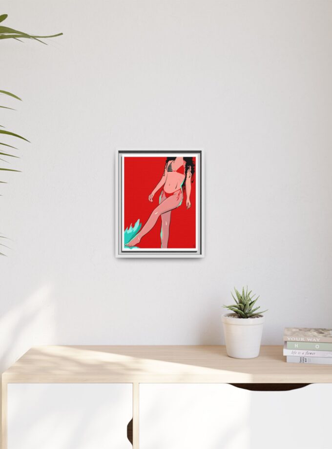 Budva Canvas, Framed