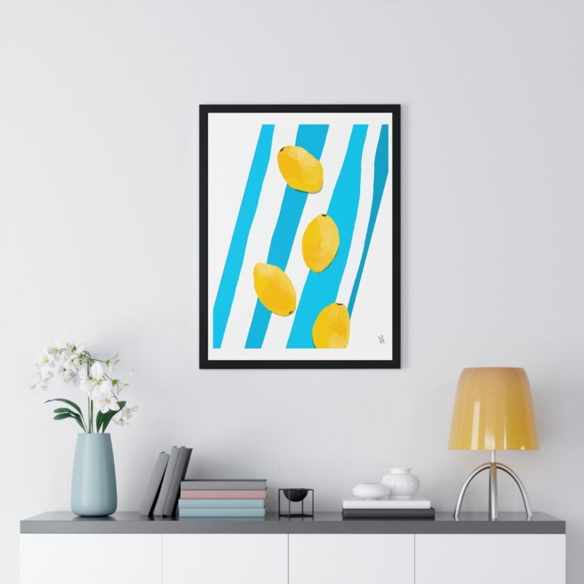 Lemon Water Poster, Framed - Image 8