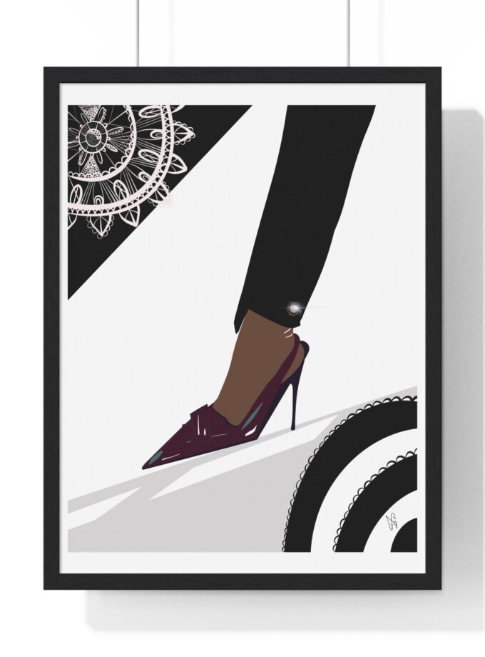 Preety Woman Poster, Framed