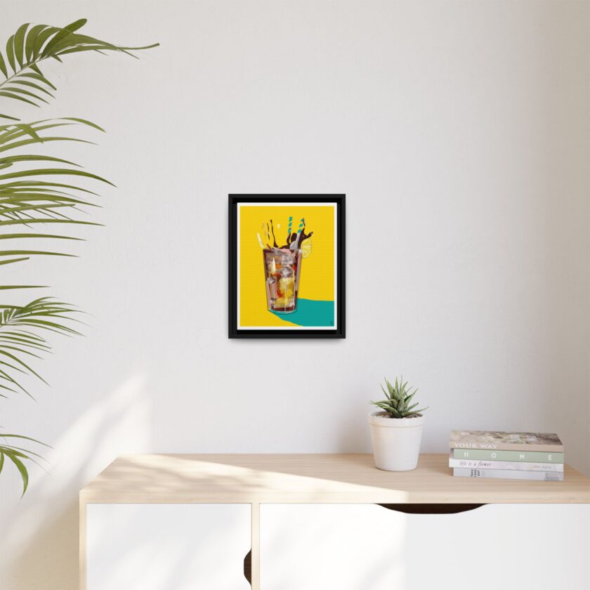 Splash Canvas, Framed - Image 3