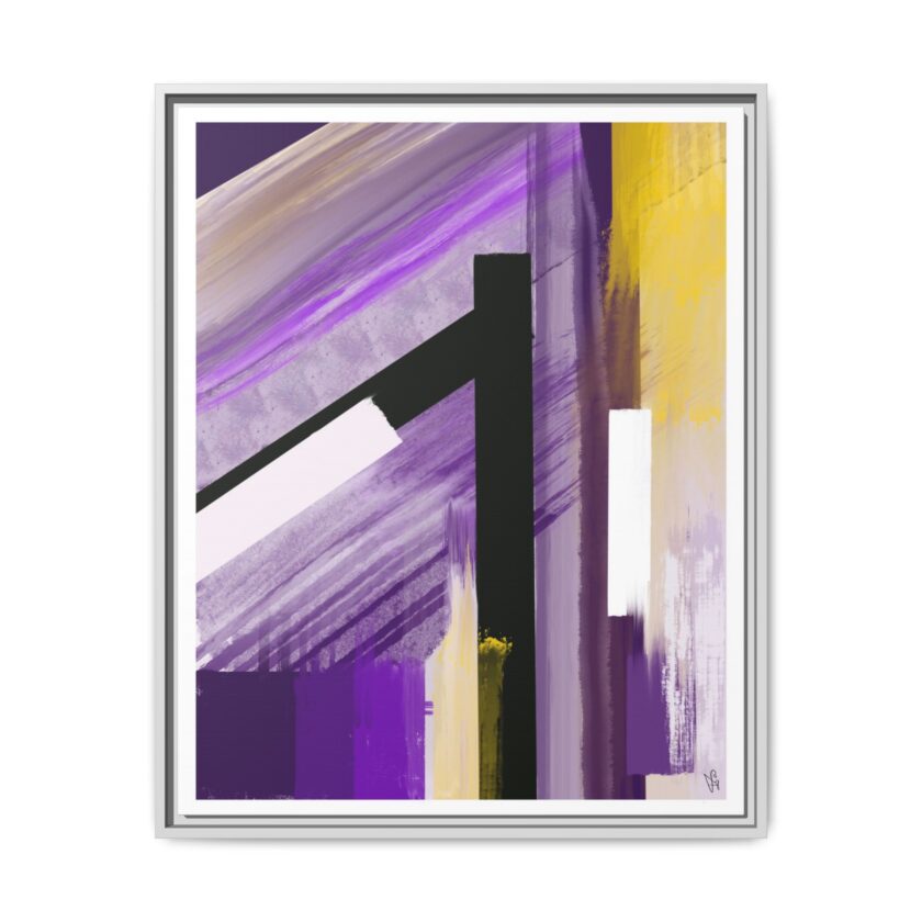 Lilac Canvas, Framed - Image 69