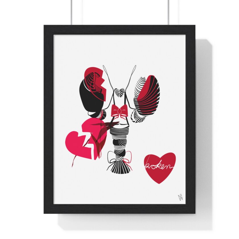 Heartbroken Poster, Framed