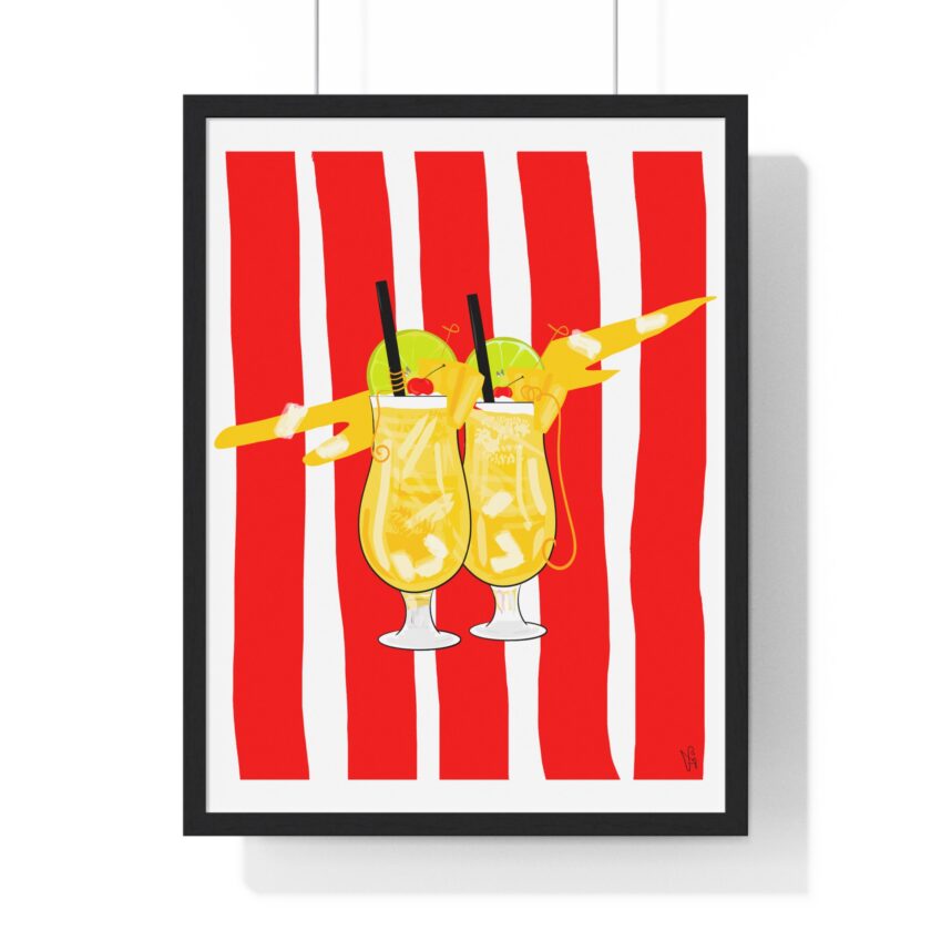 Pina Colada Poster, Framed - Image 7