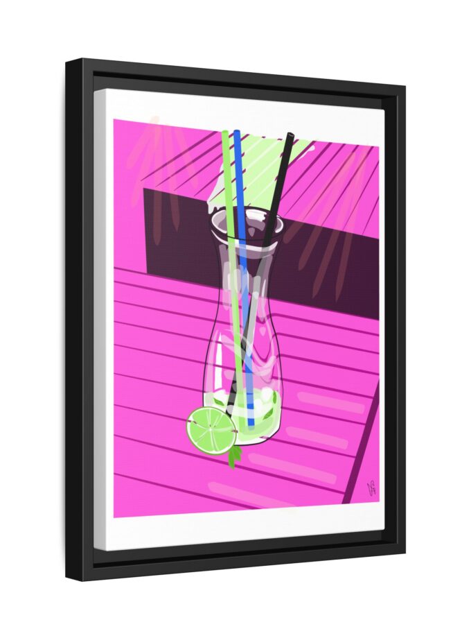 Mojito In Starigrad Canvas, Framed