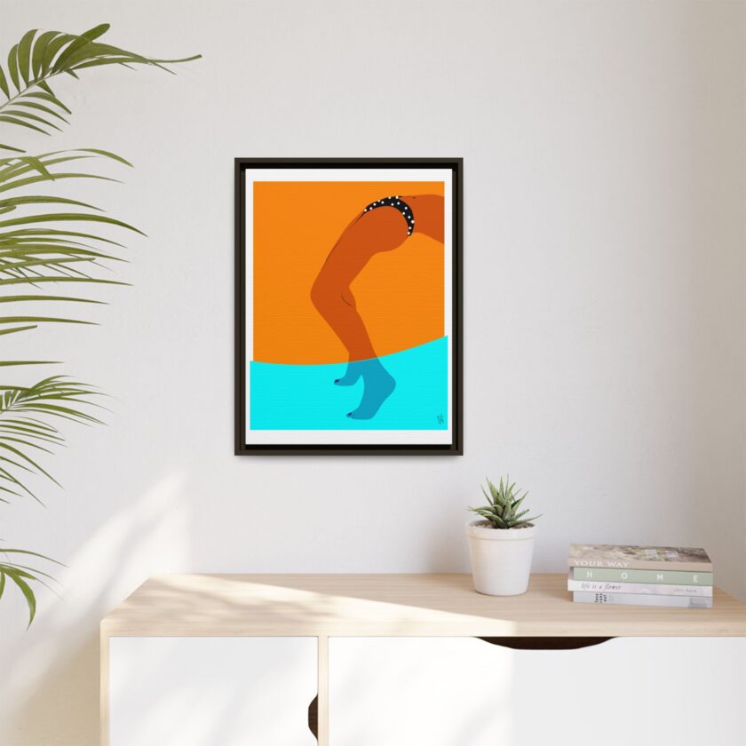 Pool Bridge Canvas, Framed - Image 47