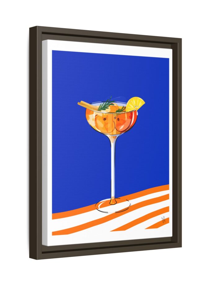 Apple Cider Canvas, Framed