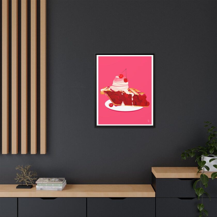 Cherry Pie Canvas, Framed - Image 64