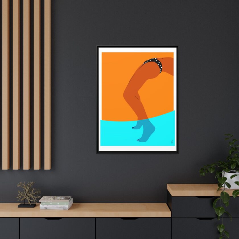 Pool Bridge Canvas, Framed - Image 20