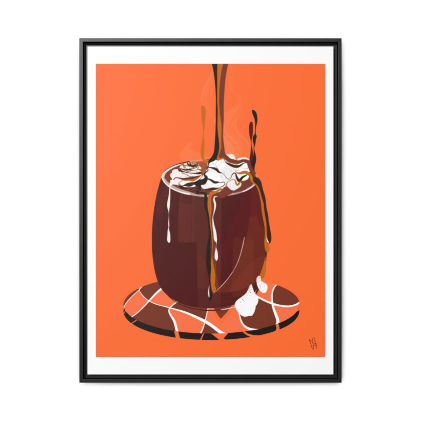 Hot Chocolate Canvas, Framed - Image 17