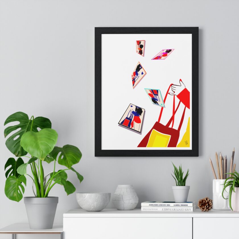 Memory Cards Poster, Framed - Image 2
