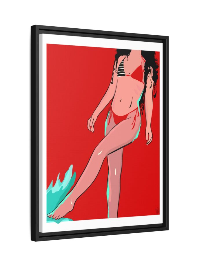 Budva Canvas, Framed