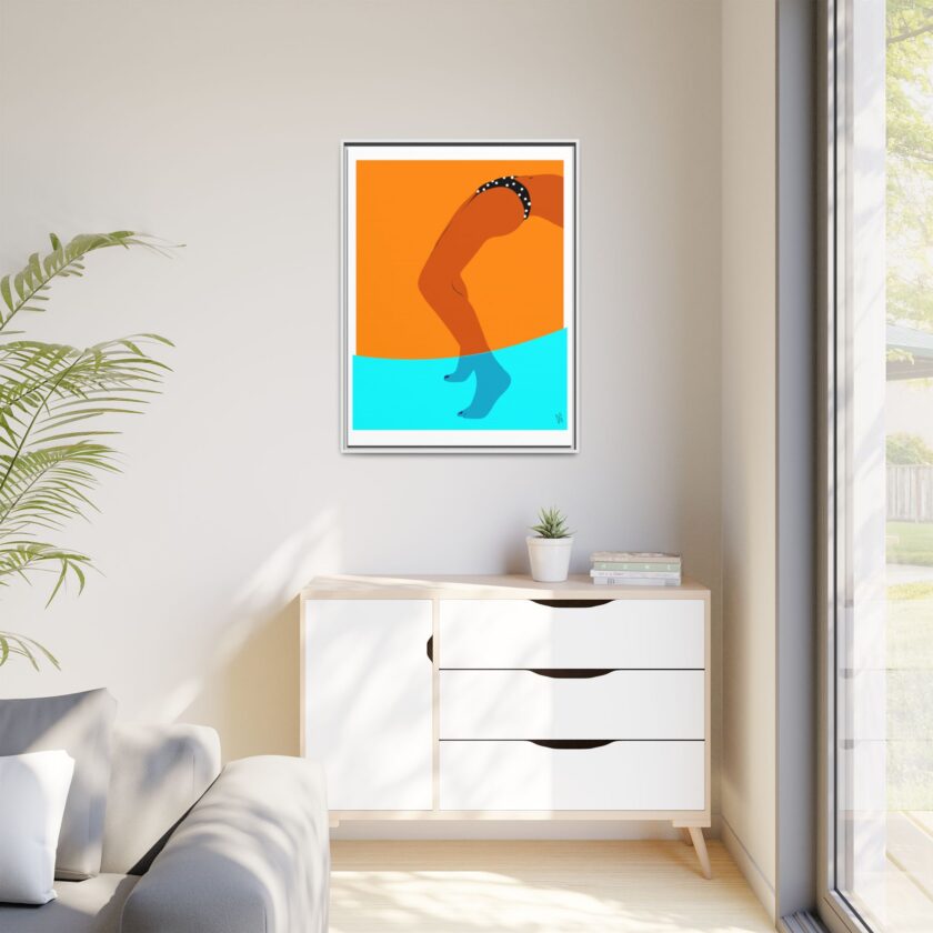 Pool Bridge Canvas, Framed - Image 59