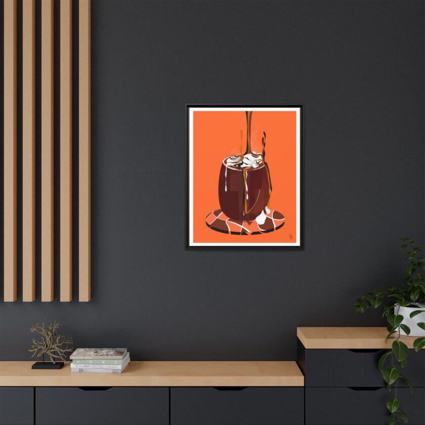 Hot Chocolate Canvas, Framed - Image 64