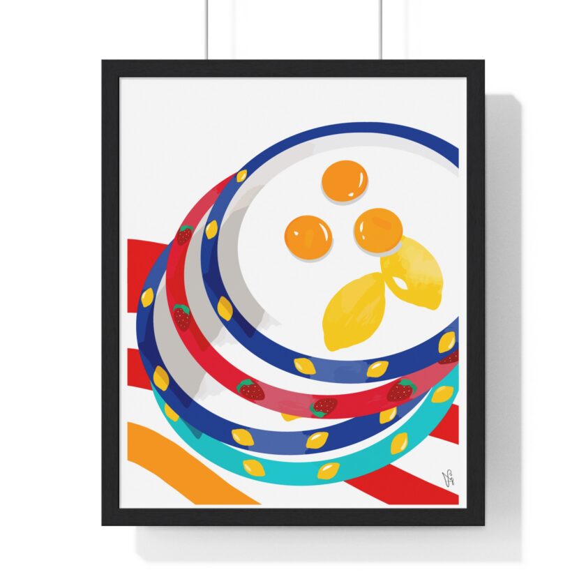Three Yolks Poster, Framed - Image 19