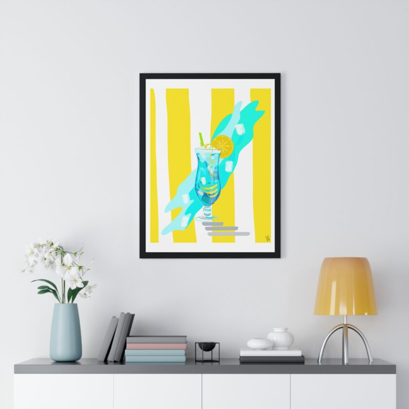 Blue Lagoon Poster, Framed - Image 8