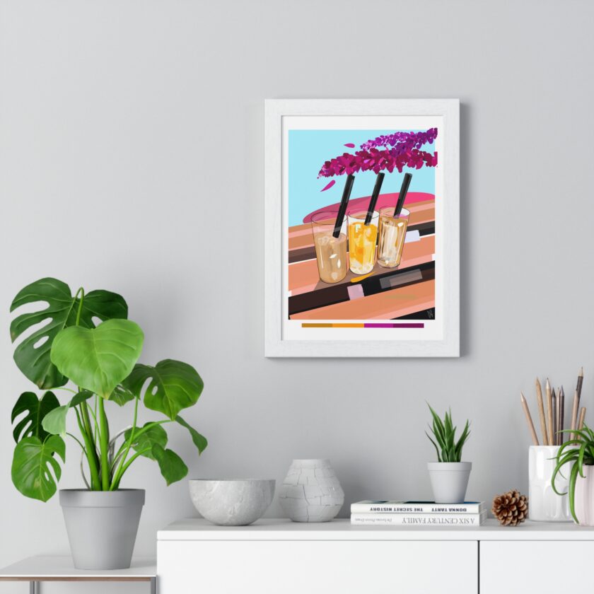 Under The Bugenvilija Poster, Framed - Image 17