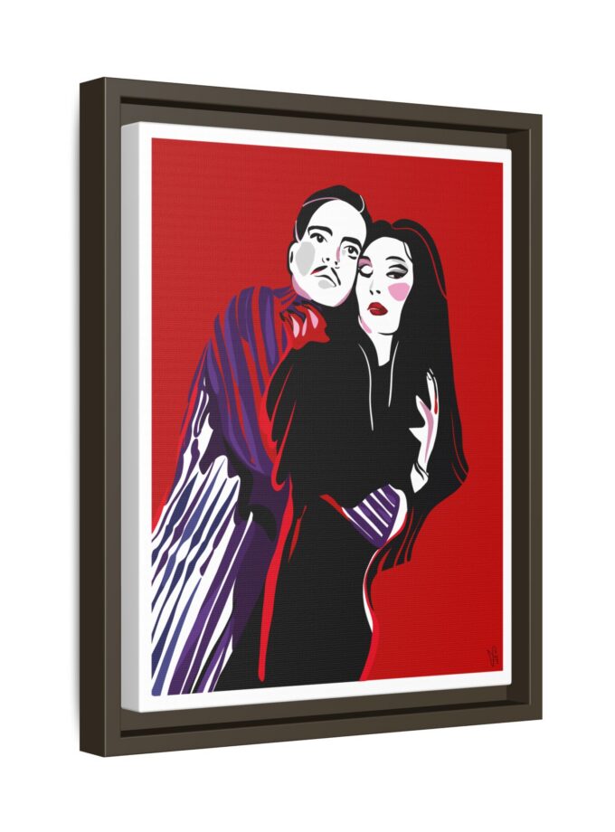 90' Bloody Halloween Canvas, Framed