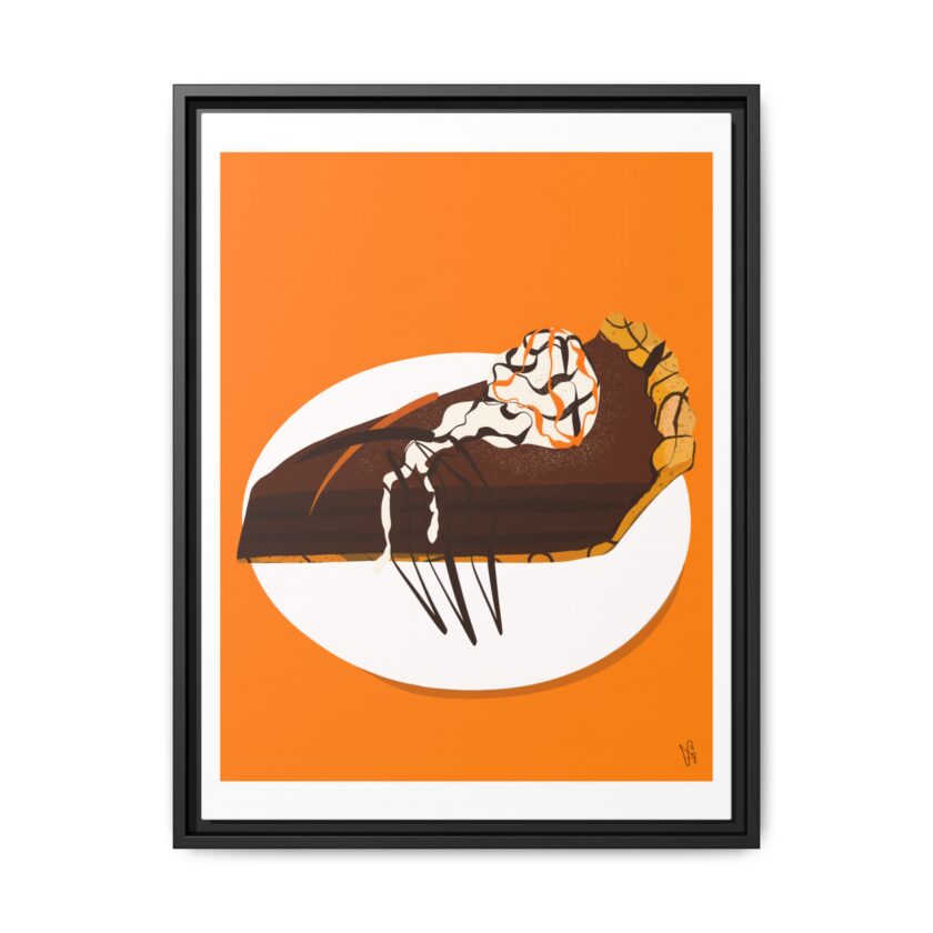 Chocolate Pie Canvas, Framed - Image 13