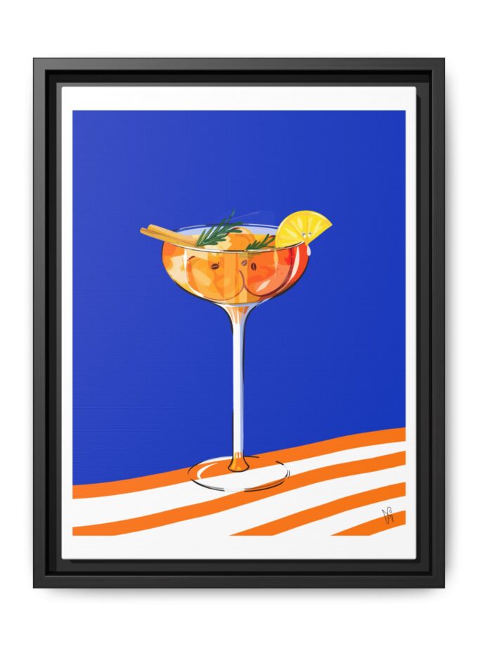 Apple Cider Canvas, Framed