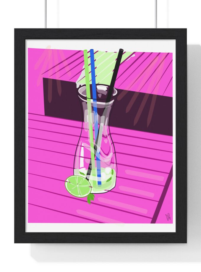 Mojito In Starigrad Poster, Framed