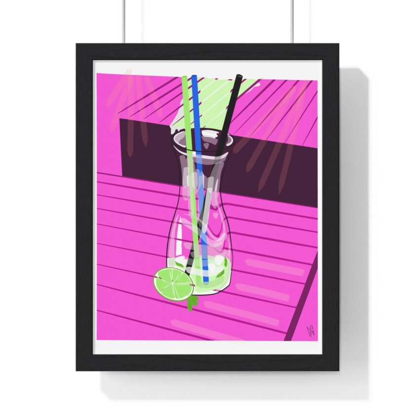 Mojito In Starigrad Poster, Framed
