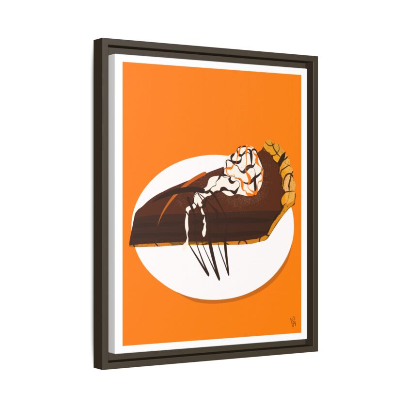 Chocolate Pie Canvas, Framed - Image 38