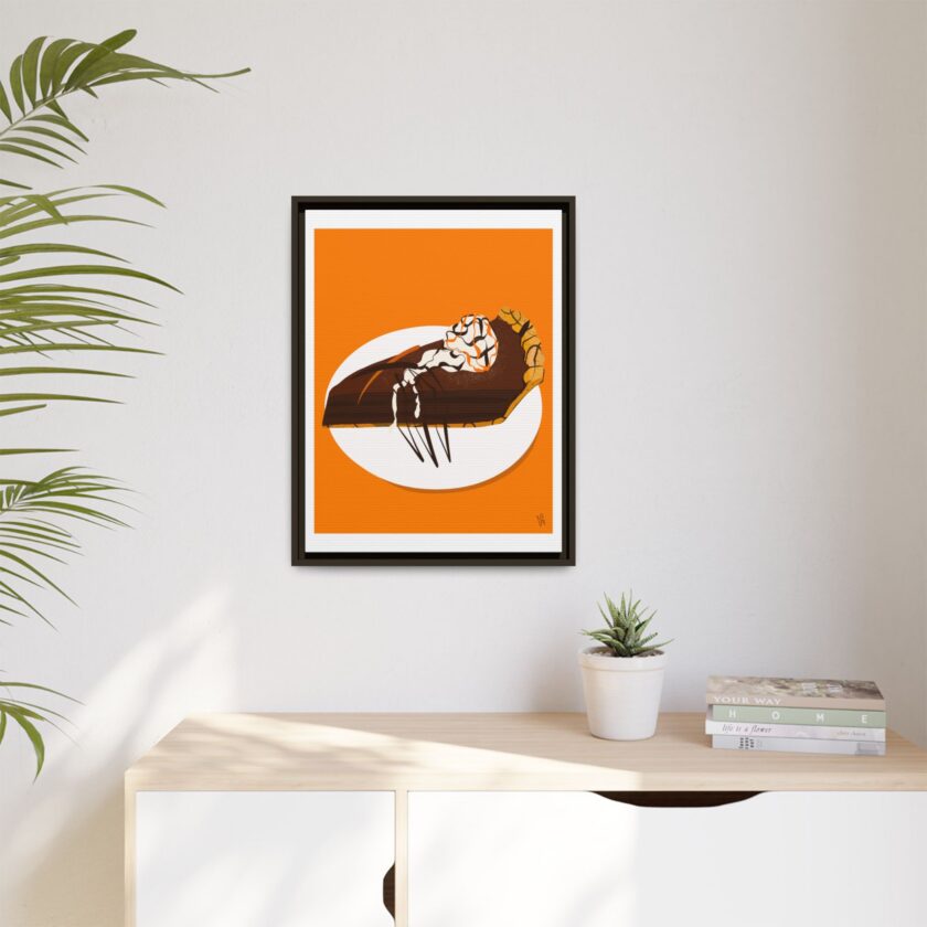 Chocolate Pie Canvas, Framed - Image 47
