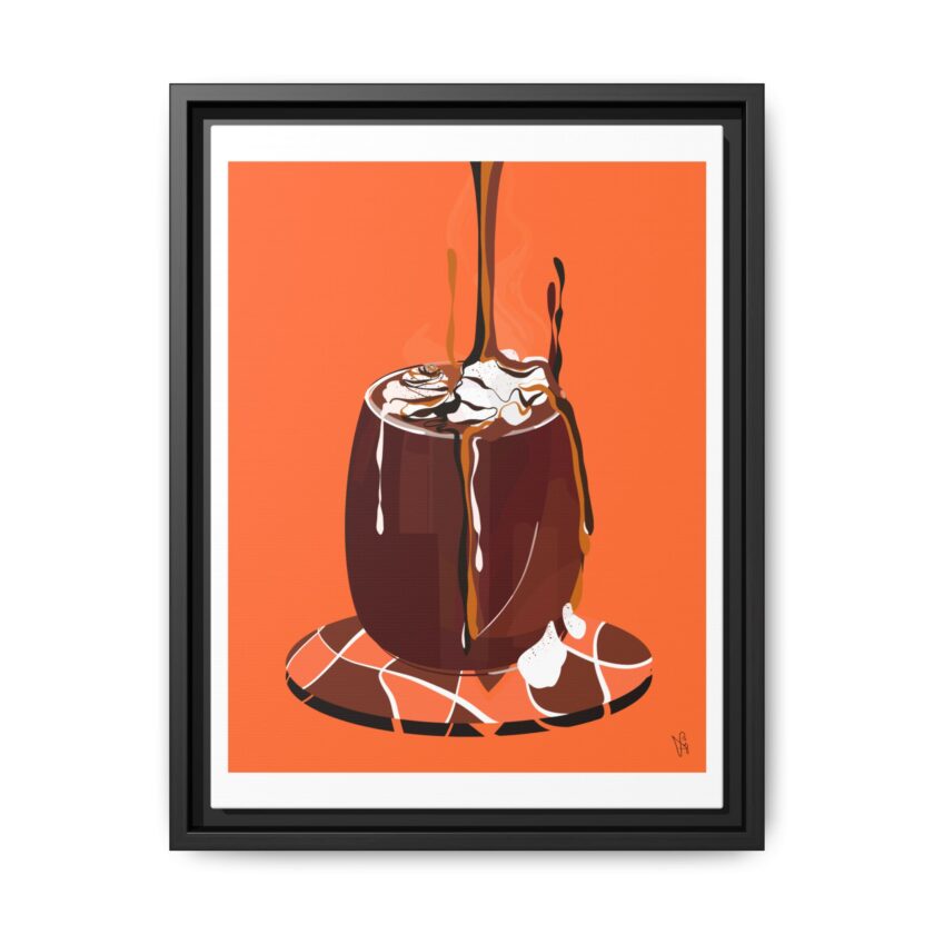 Hot Chocolate Canvas, Framed - Image 5