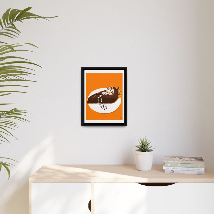 Chocolate Pie Canvas, Framed - Image 7