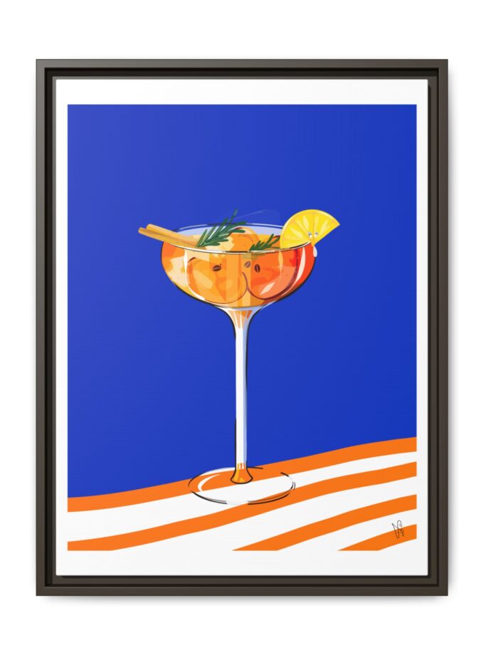 Apple Cider Canvas, Framed