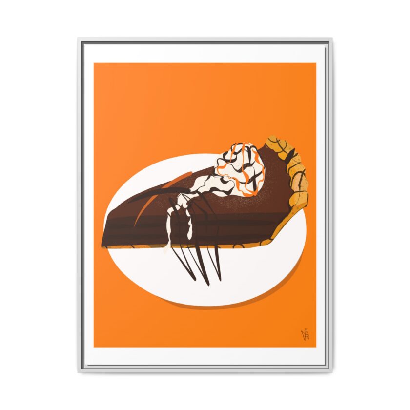 Chocolate Pie Canvas, Framed - Image 57