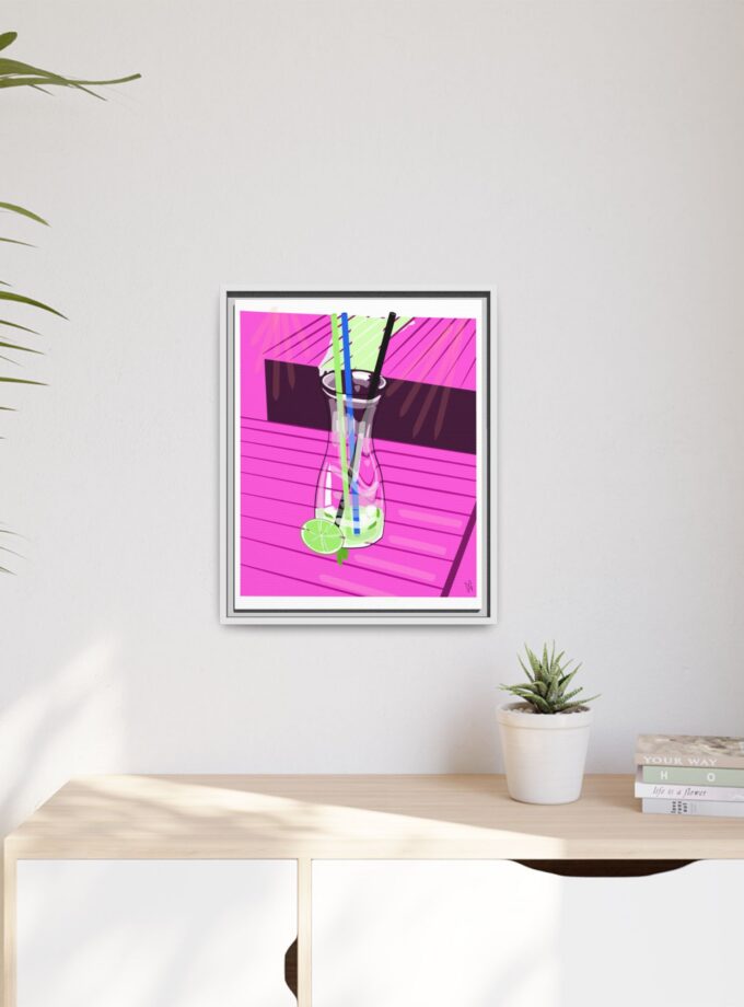 Mojito In Starigrad Canvas, Framed