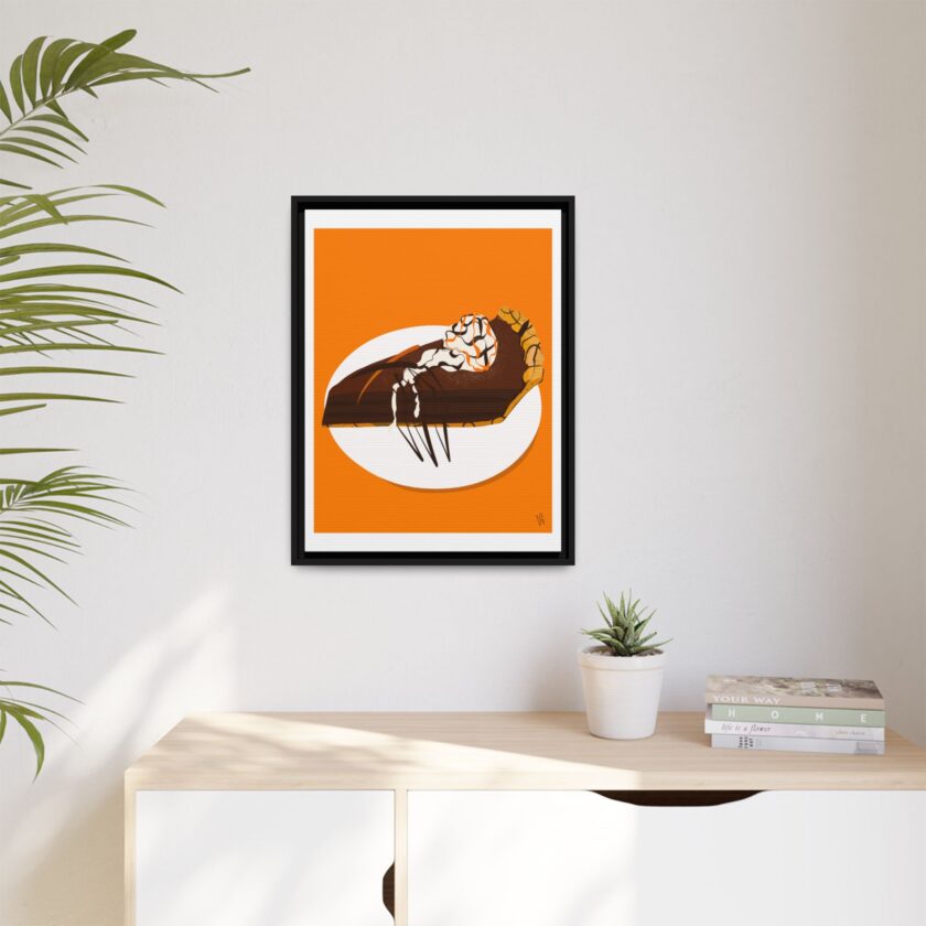 Chocolate Pie Canvas, Framed - Image 15